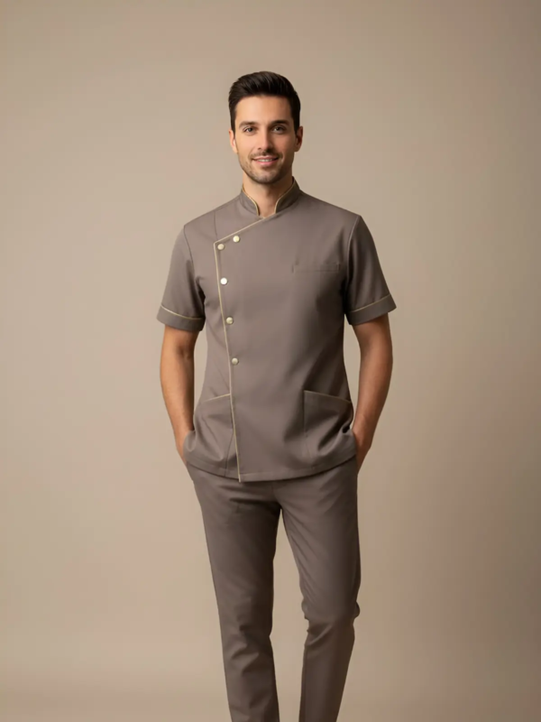 The HK GOR M uniform set is designed for hospitality and housekeeping professionals.