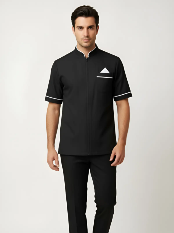 Men’s professional uniform set in a straight fit.