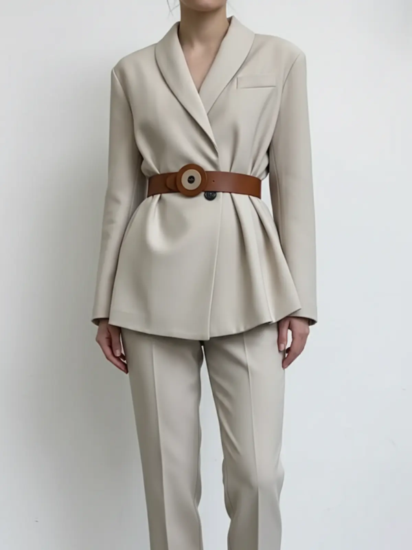 A premium tailored uniform set designed for Guest Relations and Business Lounge teams.