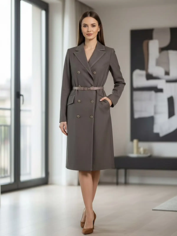 Elegant coat-dress